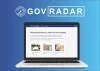 Laptop mit GovRadar Infoseite
