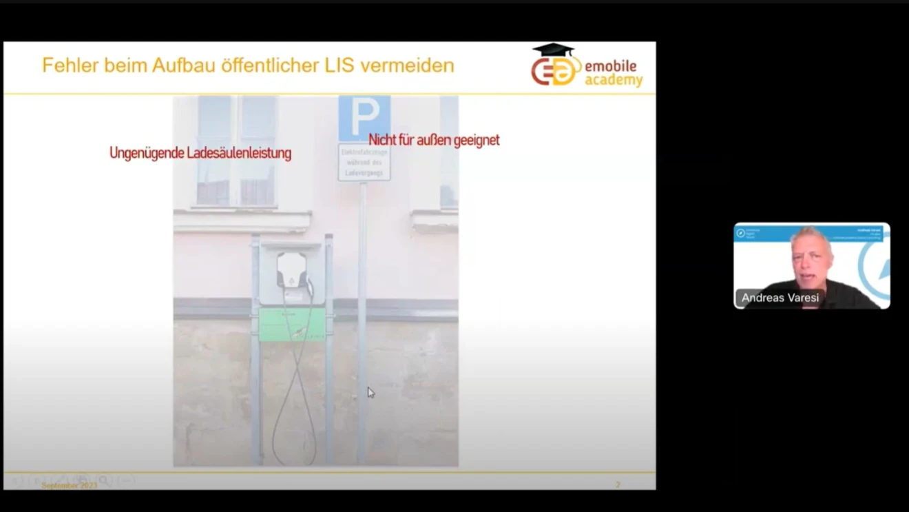 e mobilit&auml;t g&auml;ngige fehler Pr&auml;sentationsfolie