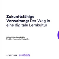 Pr&auml;sentationsfolie ,,Zukunftsf&auml;hige Verwaltung"